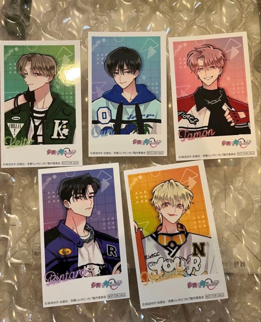 多聞くん今どっち CD アニメイト特典ブロマイド　コンプリート　セット