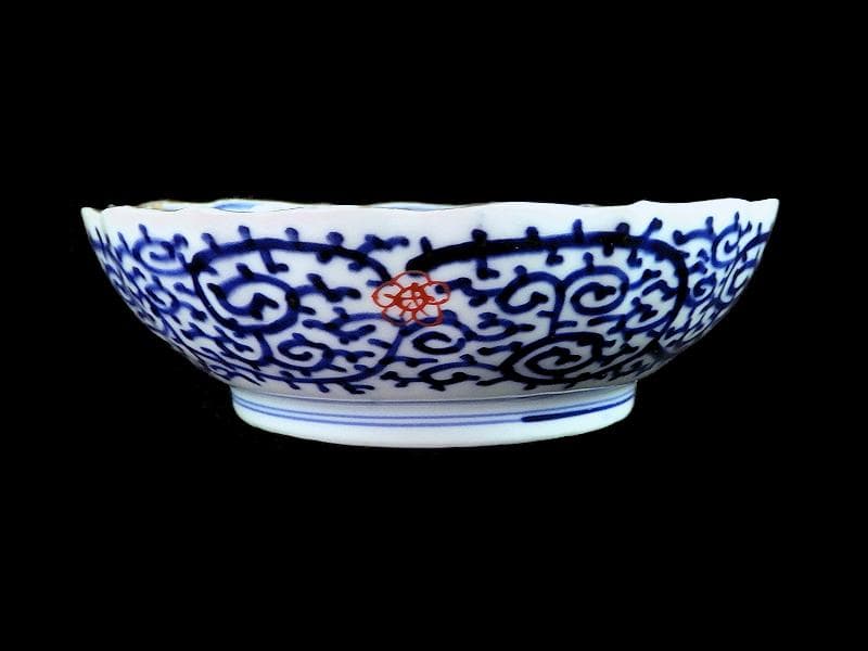 古伊万里　色絵　松竹梅の図　膾皿　５枚　3162AS-CGf