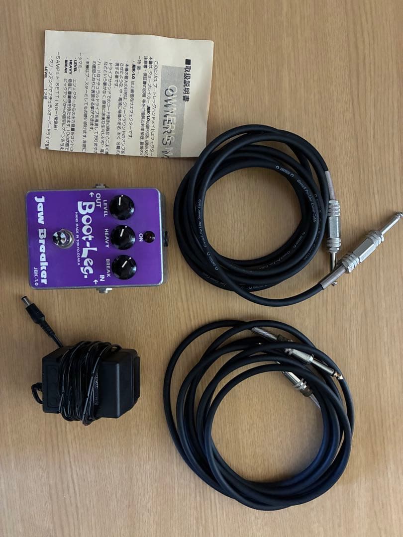 Jaw Breaker Boot-Leg エフェクター、アダプタ、シールド２本