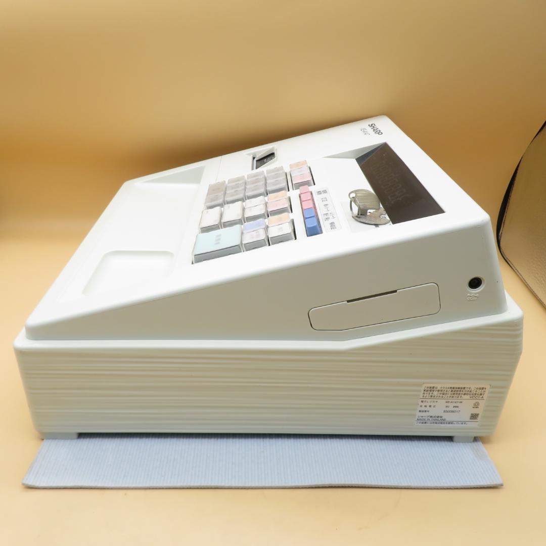 SHARP XE-A147 レジスター ホワイト　ロール紙4個付き