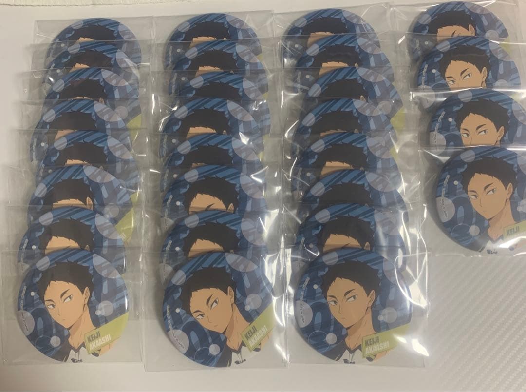 カラパレ ハイキュー！！ スクールオブジェ 缶バッジ 赤葦京治 28個