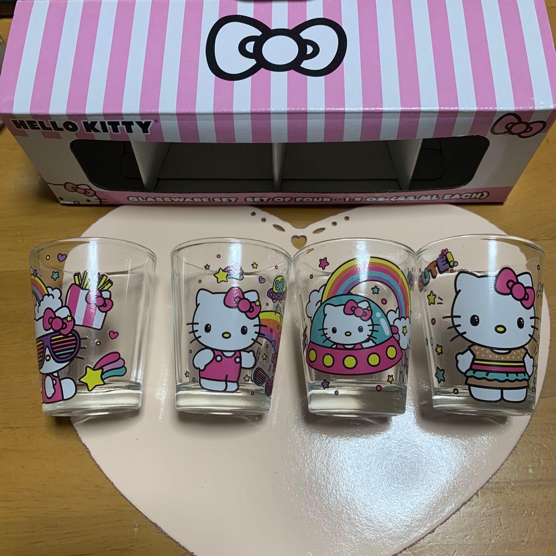 ハローキティ ショットグラス4点セット