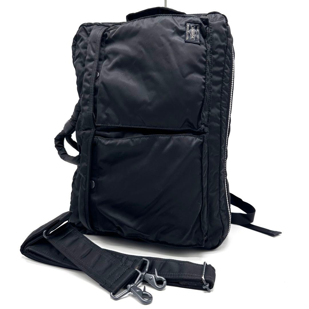 ポーター タンカー リュック ビジネスバッグ 3way A4可 ナイロン 黒