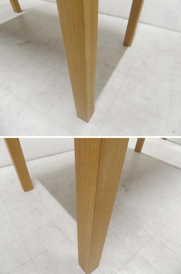 美品■マスターウォール ■オーク材 無垢材 ダイニングテーブル 幅160㎝