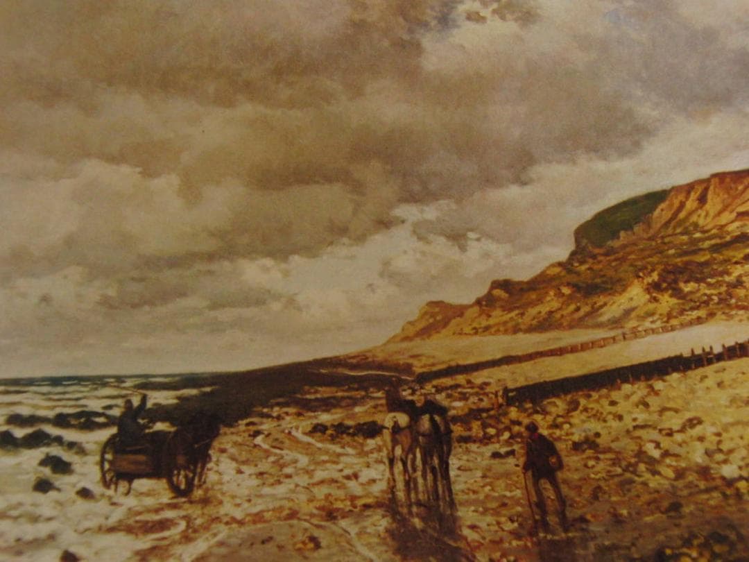 クロード・モネ、La Pointe de la Heve at Low Tide