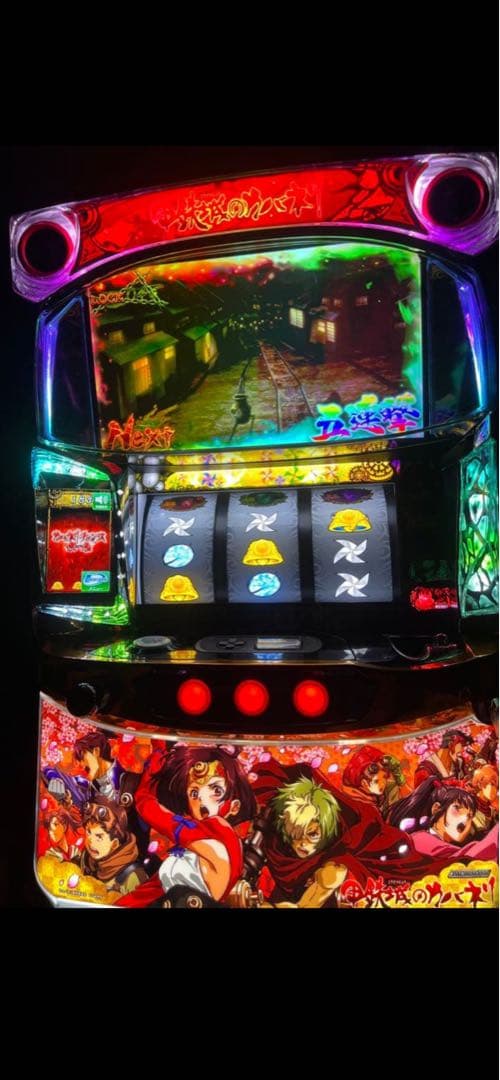 パチスロ実機　甲鉄城・カバネリ　全員集合パネル