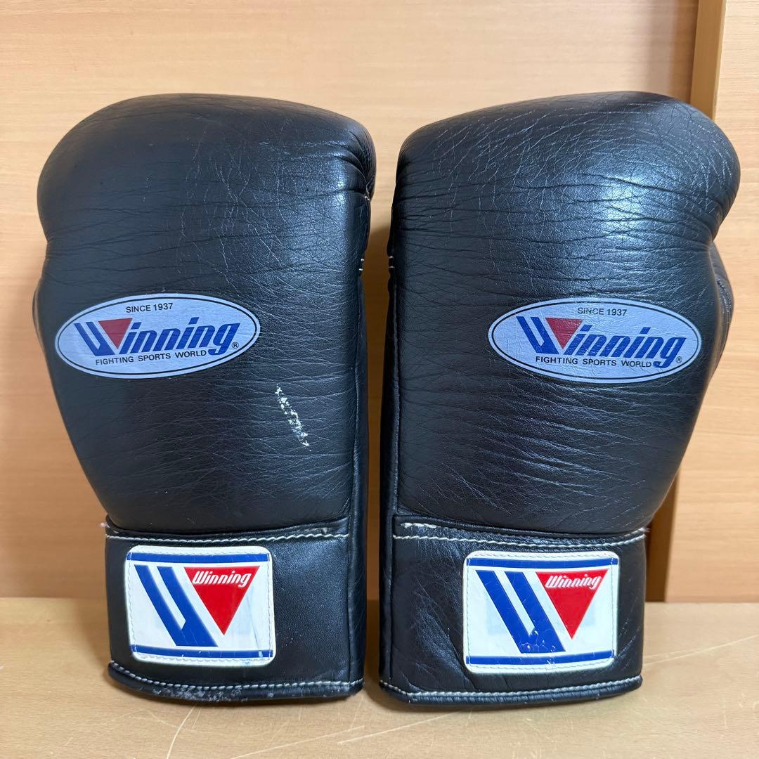 Winning ウイニング プロ試合用 8oz ひも式 ボクシンググローブ