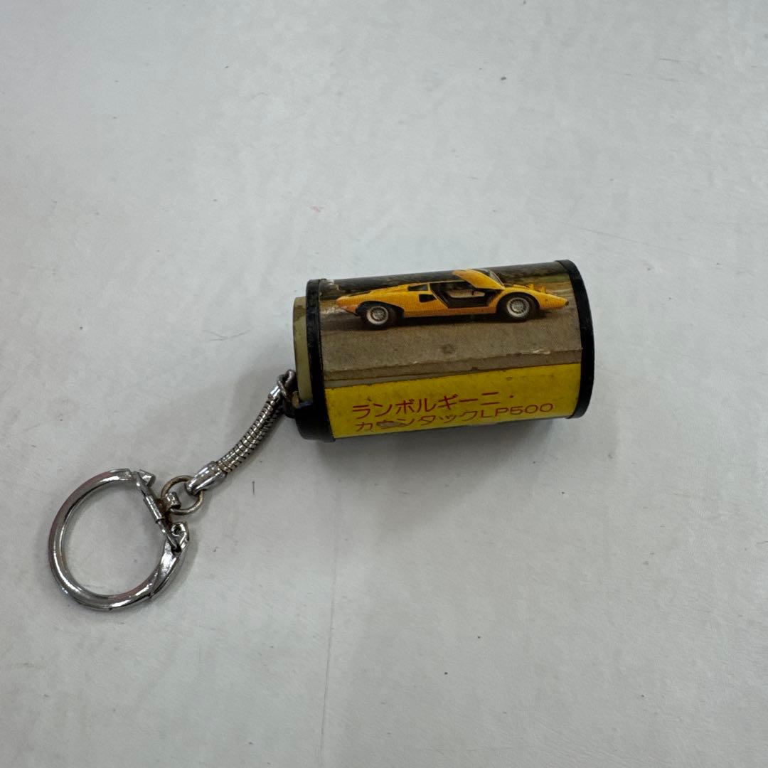 昭和レトロ　カウンタック　ケース　ルーレット　キーホルダー