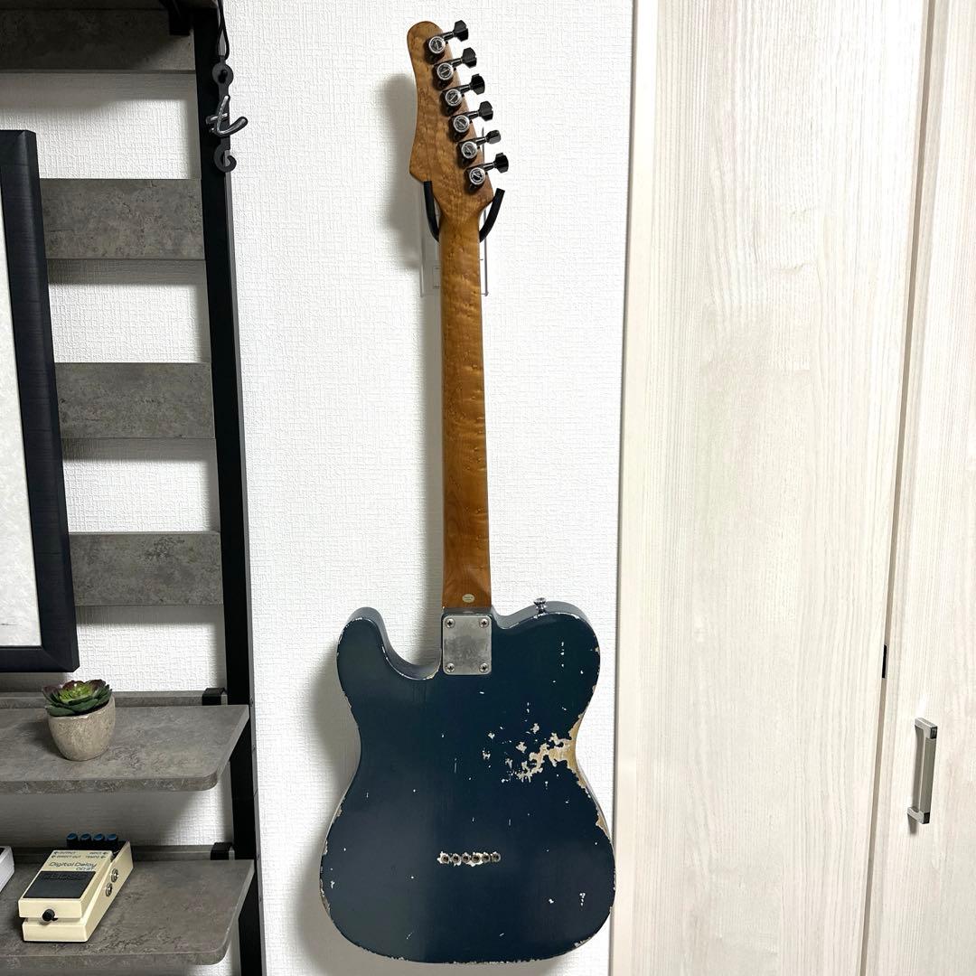 エレキギター　レリック加工