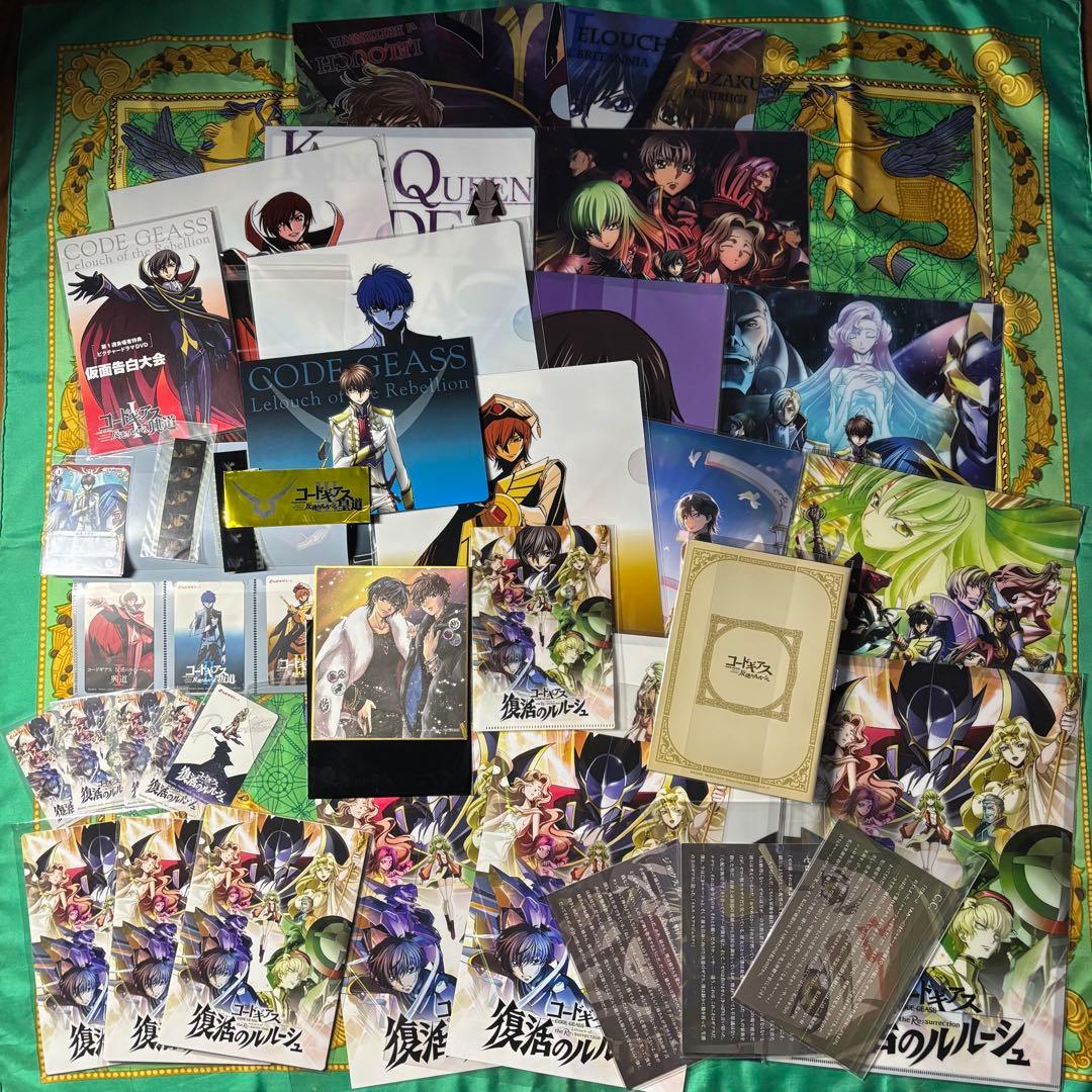 コードギアス 映画 前売り 来場者 特典 クリアファイル 計32種 38 グッズ