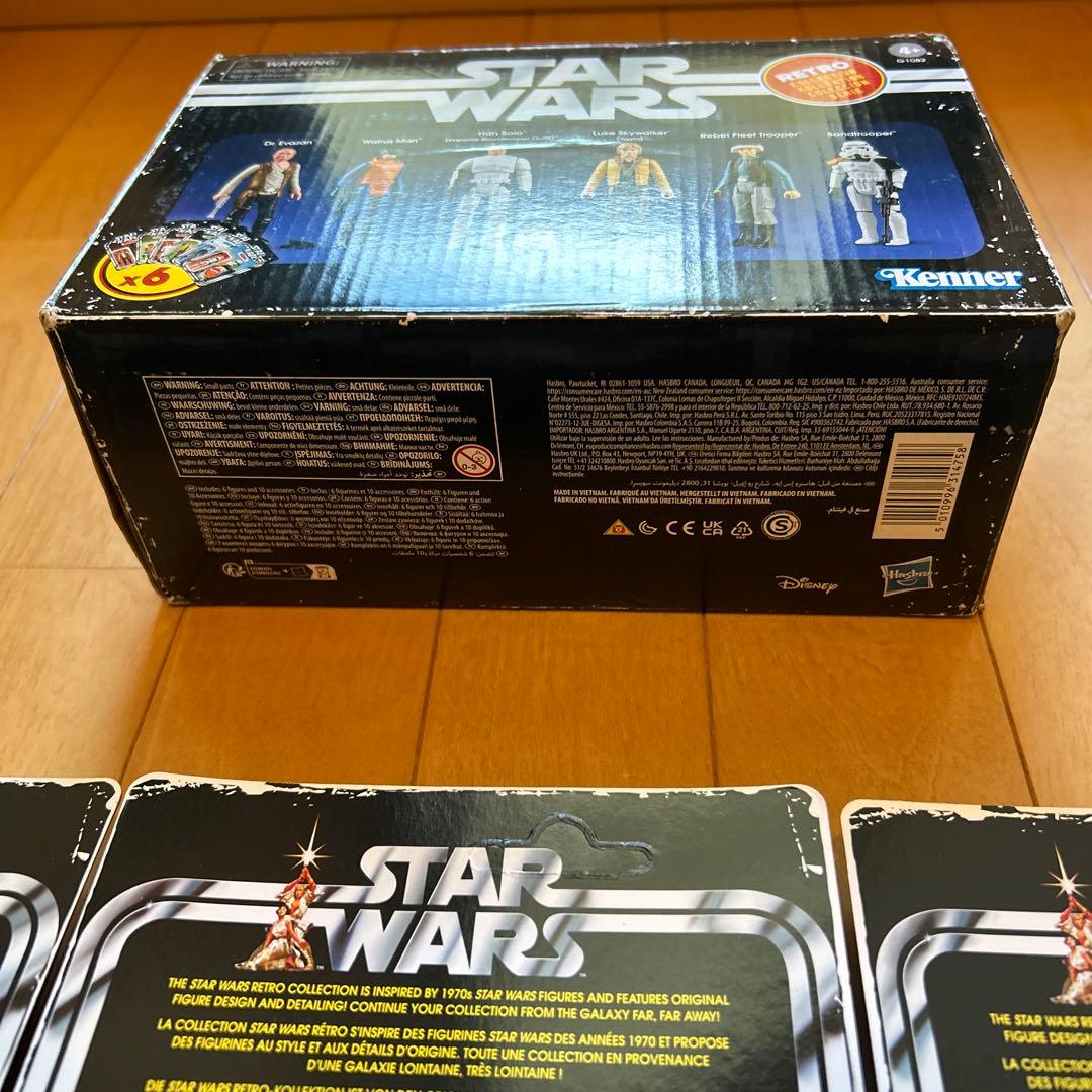 スターウォーズ レトロフィギュア 6体セット　ハンソロストームトルーパー
