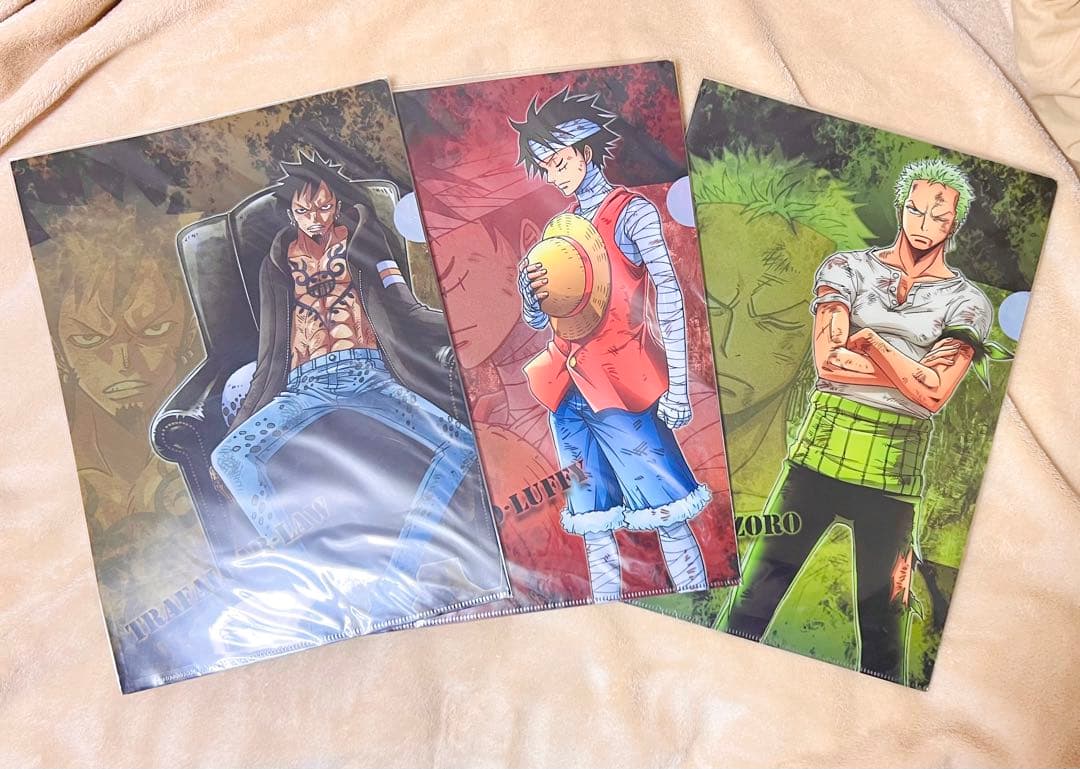 ONE PIECE 15th 漢たちの戦場 クリアファイルセット
