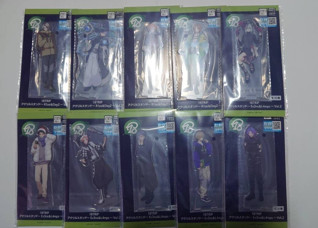 18TRIPアクリルスタンドR1ze&Day2Ev3ns&L4mps11個セット
