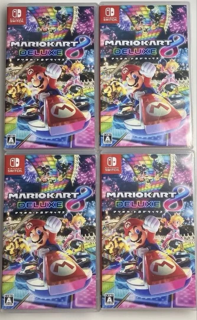 マリオカート8 デラックス Nintendo Switch 4本セット