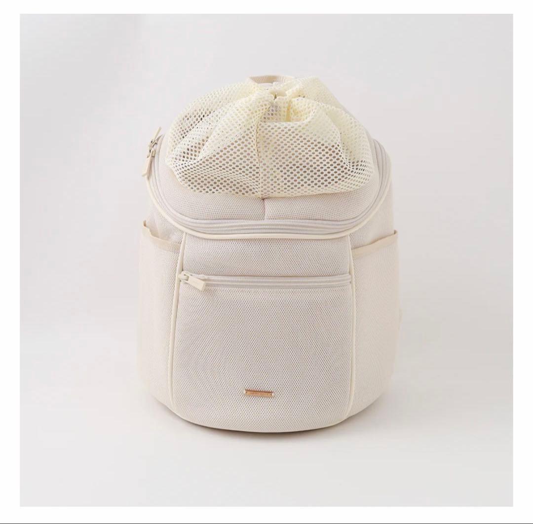 moncheri 犬用キャリーバッグ・メッシュホワイト