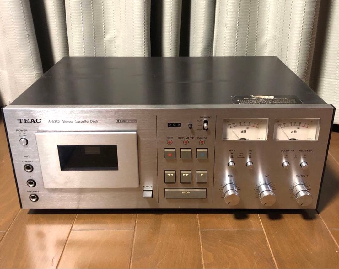 TEAC A-630 ステレオカセットデッキ テープレコーダー