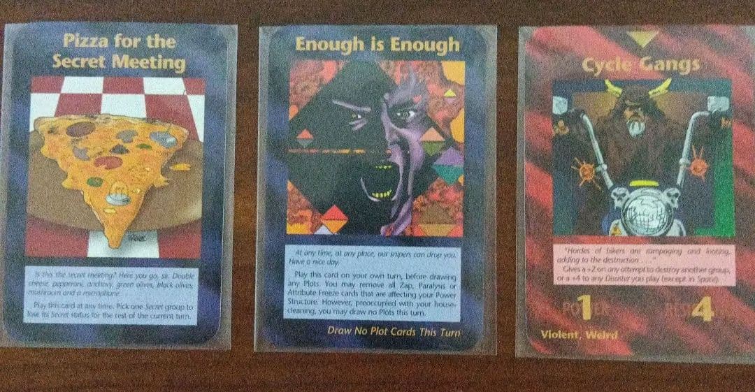 イルミナティカード（Enough is Enough　トランプ大統領似　等）