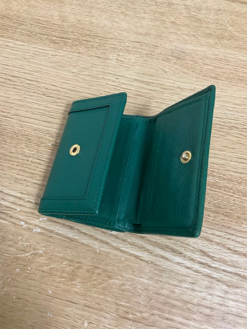 GUCCI バンブー　ダイアナ　三つ折り財布
