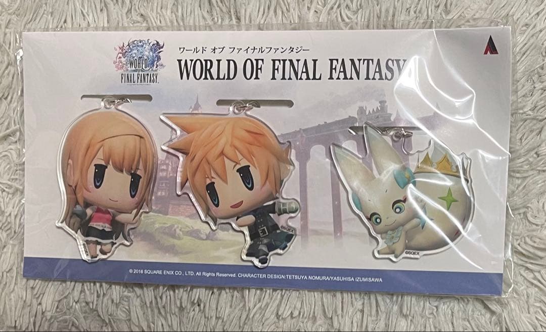 ワールド オブ ファイナルファンタジー」 アクリルキーホルダー