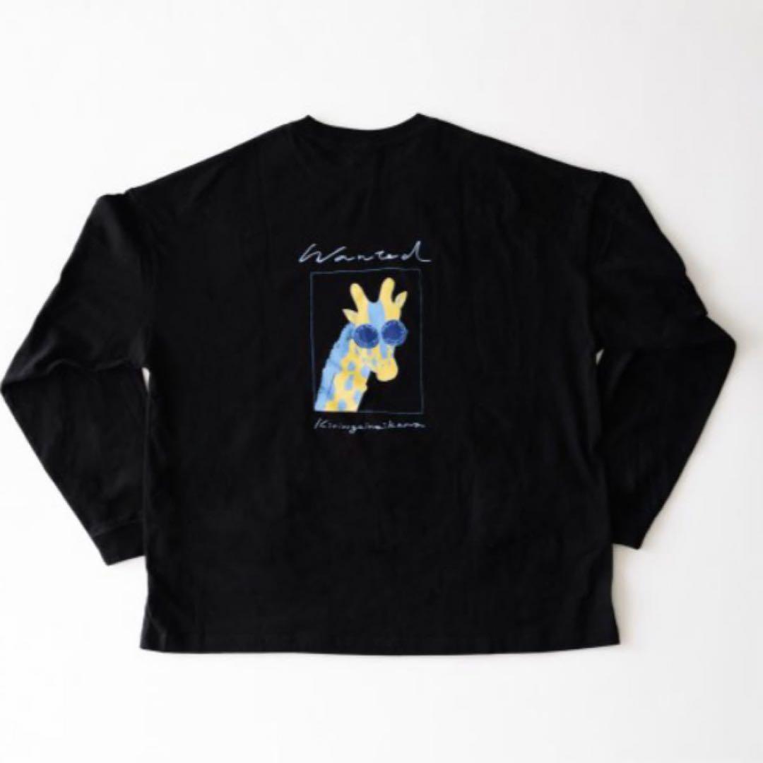 ままなく終了>FUJII KAZE Wanted Tシャツ Mサイズ ブラック