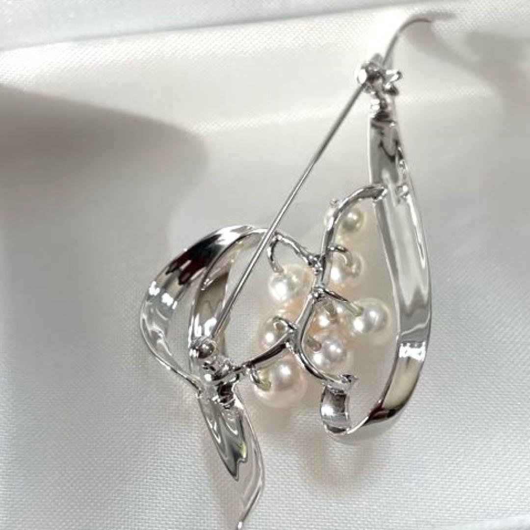 ミキモト　パールブローチ　あこや真珠　本真珠　入学式　卒業式　ベビーパール