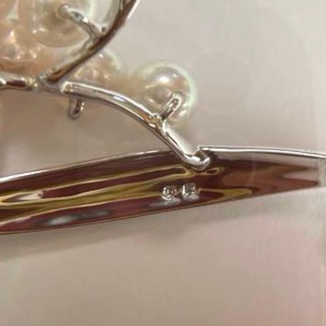 ミキモト　パールブローチ　あこや真珠　本真珠　入学式　卒業式　ベビーパール