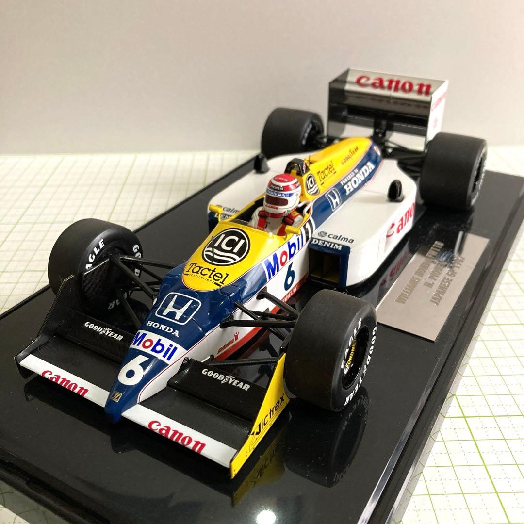 ミニチャンプス製　1/18 WILLIAMS HONDA FW11B ＃6