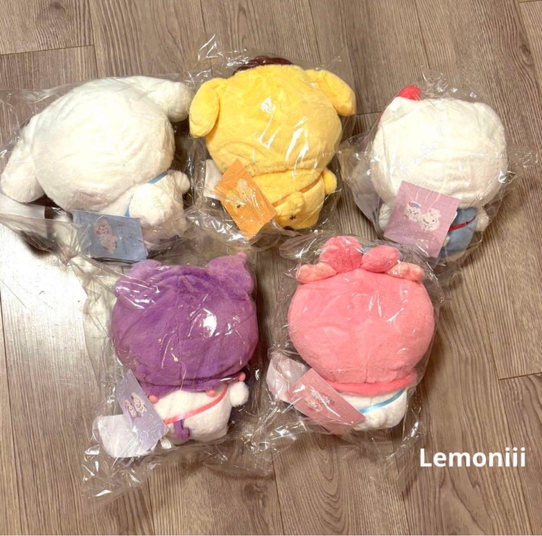 ちいかわ サンリオ ぬいぐるみ コンプリート セット マスコット コンプ 5点