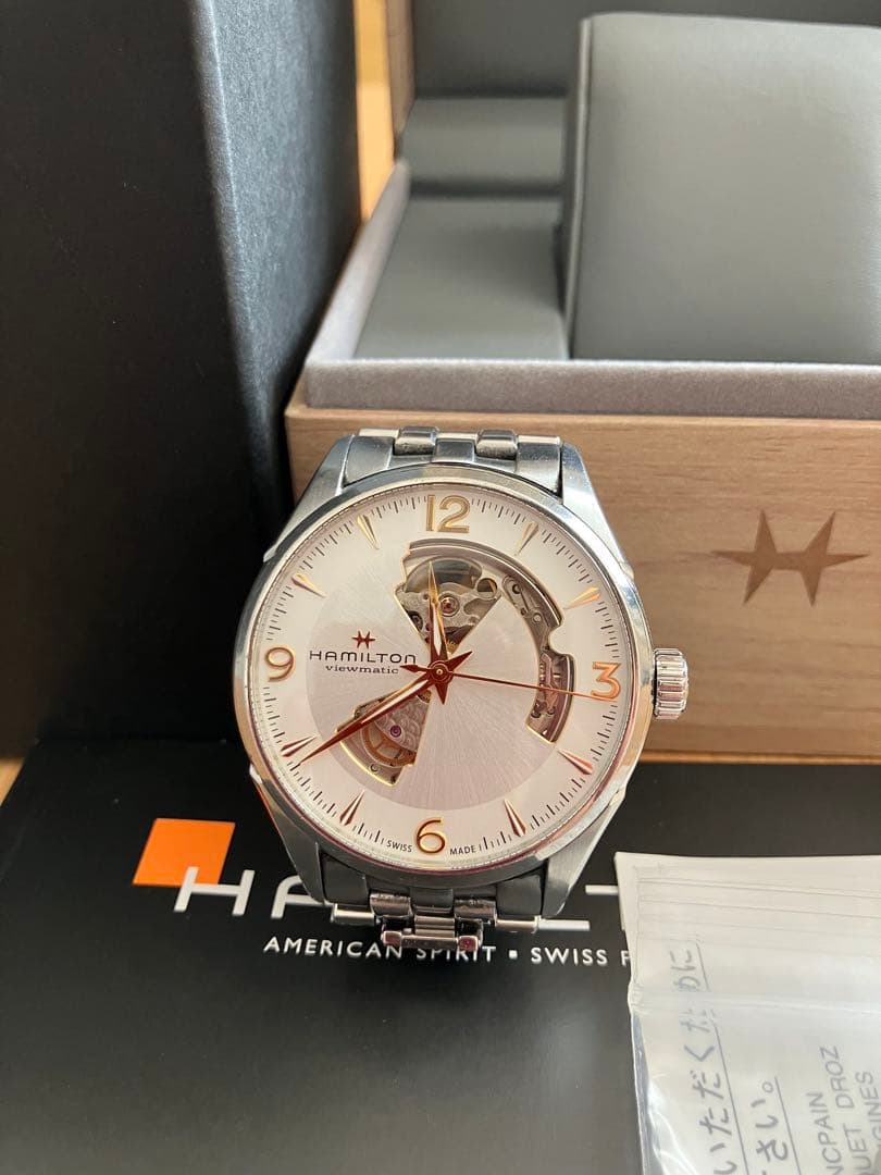 HAMILTON 自動巻き時計 スケルトン