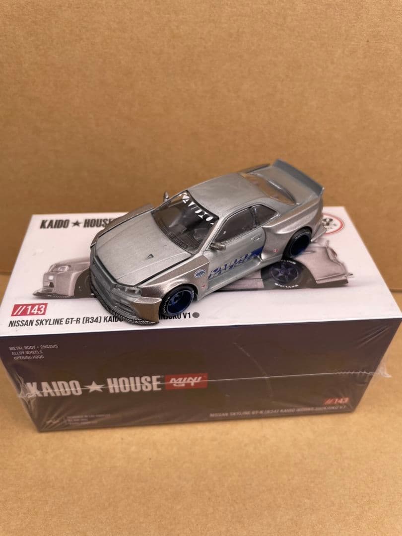 MINIGT 街道ハウス　Nissan Skyline GT-R チェイス