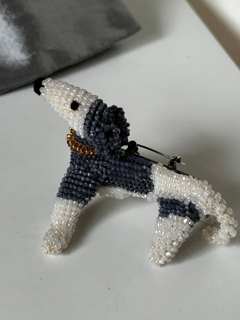 aprosio&coアプロジオ・大型犬ブローチ・未使用品