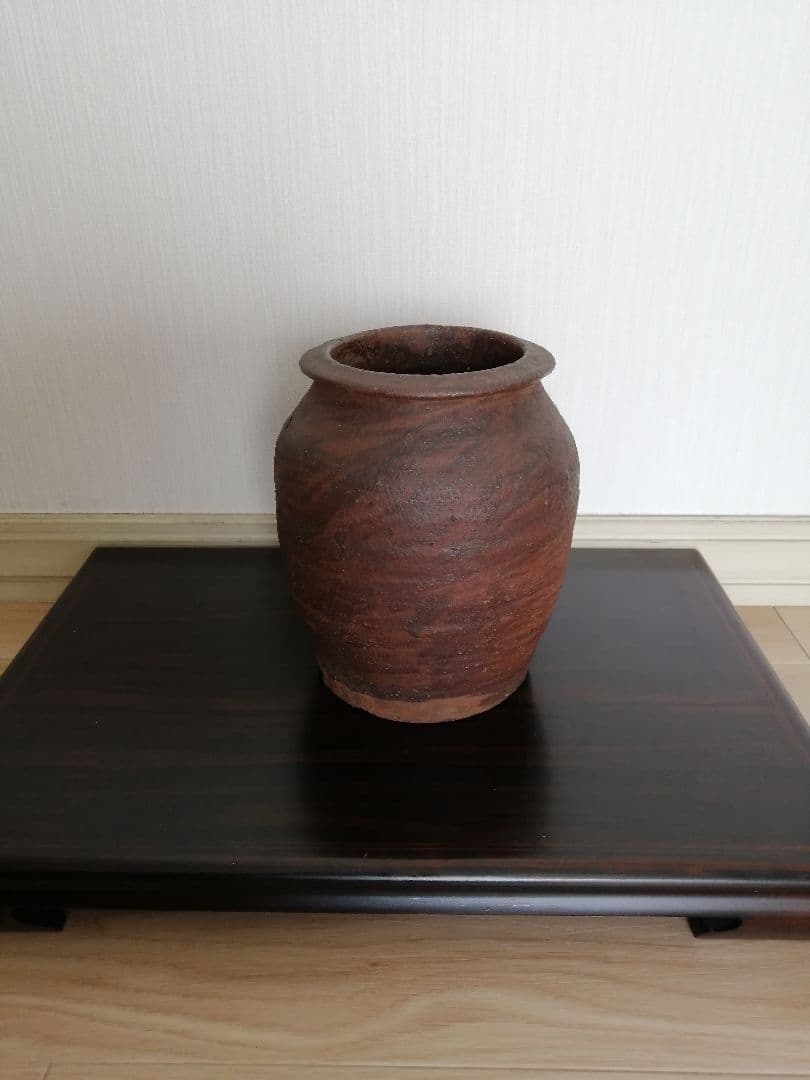 №53 古越前の壺　江戸時代　美品　越前焼　壺