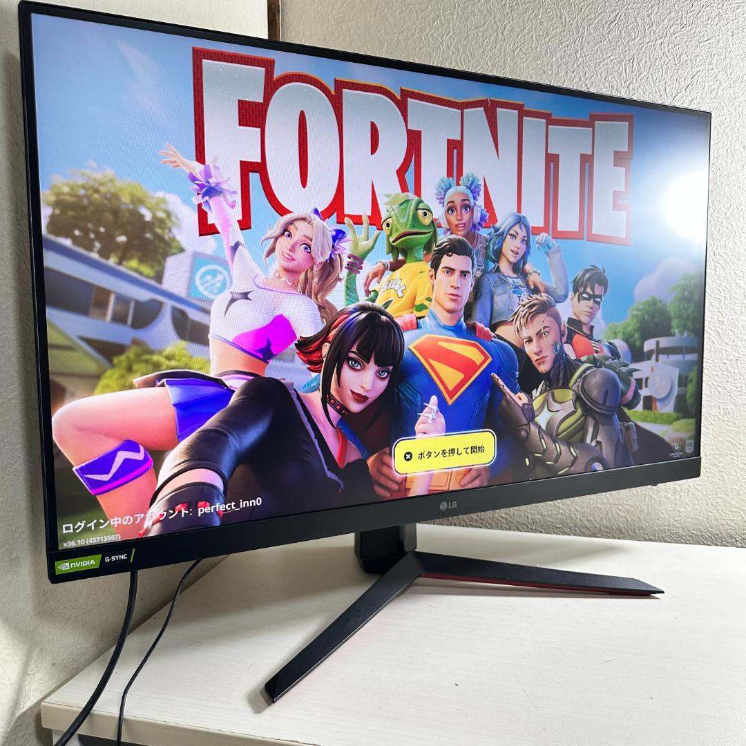 LG WQHD 165Hz 31.5インチ ゲーミングモニター