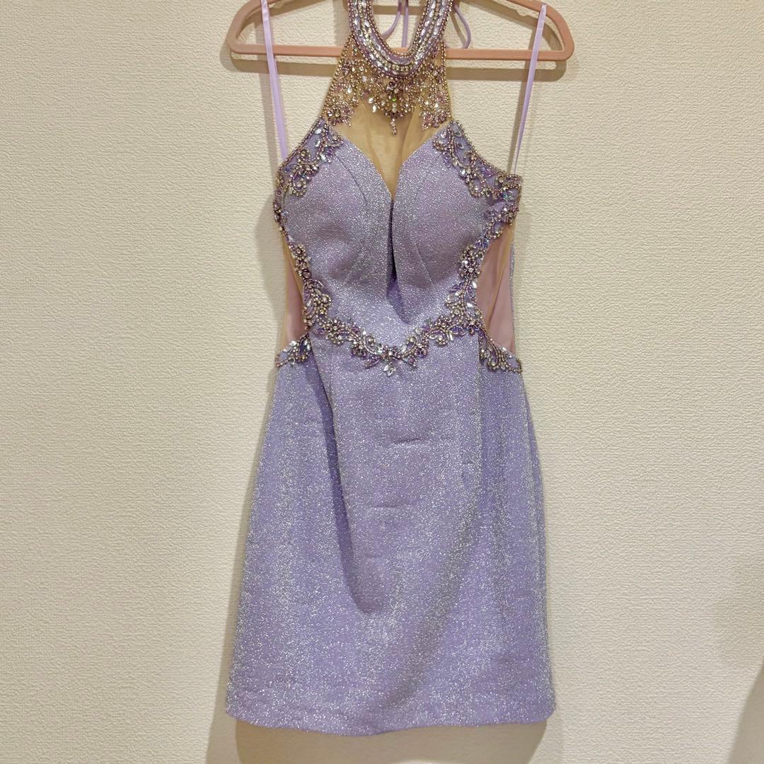 sugar IRMA ラベンダービジュータイトドレス