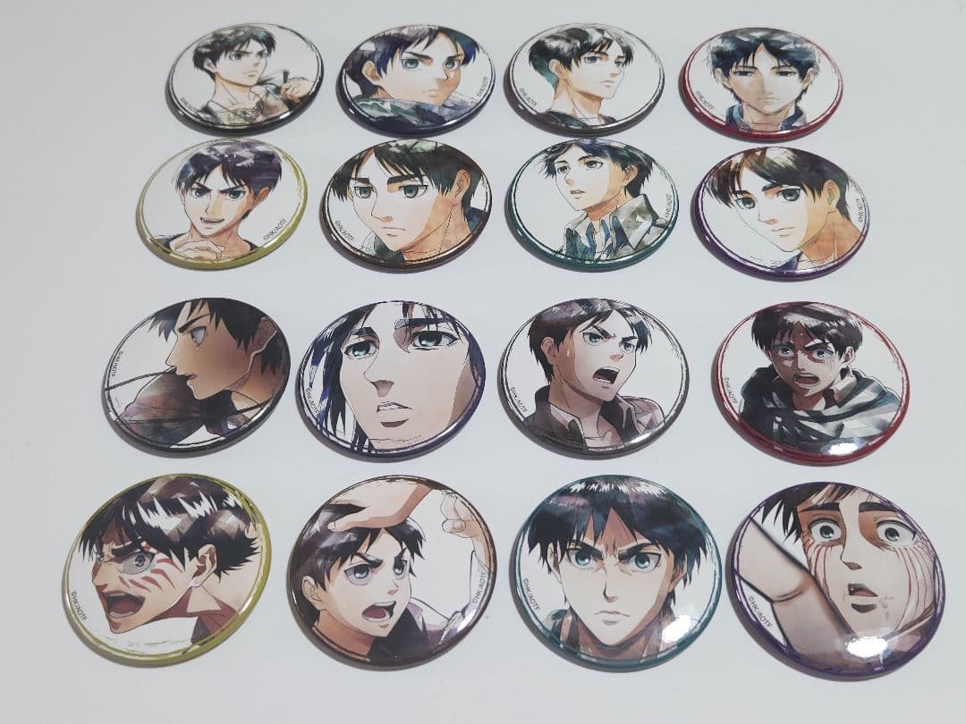 【希少】進撃の巨人 キャラバッジコレクション Art-Pic エレン