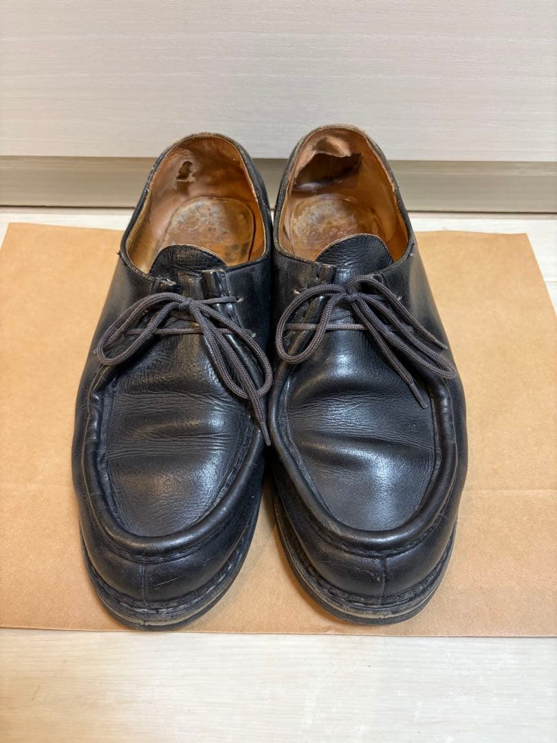 パラブーツ ミカエル ブラック 42ハーフ 26.5〜27cm ジャンク