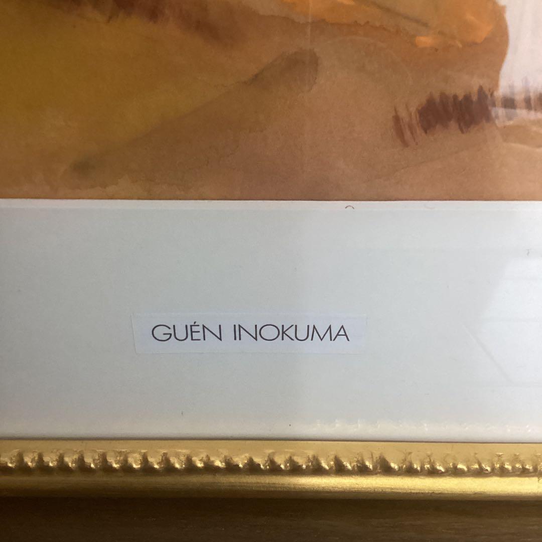 猪熊弦一郎　　作品　抽象画　真作　　1967年制作　現代アート