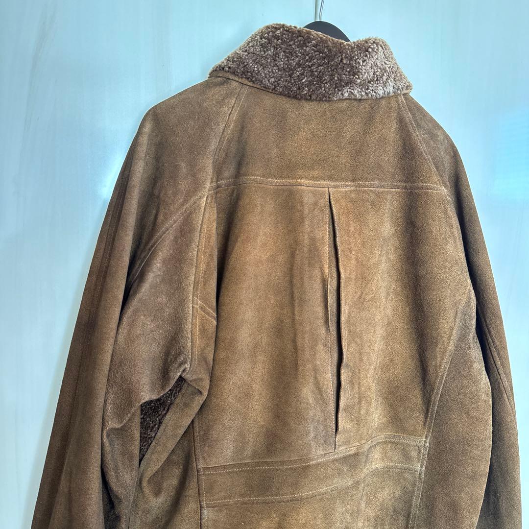 ダブルアールエル　RRL 熊ジャン　シアリング　スエード　L