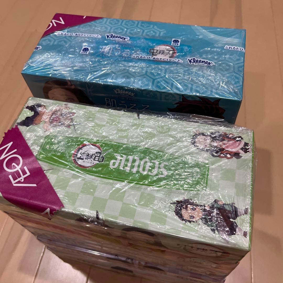 Scottie 鬼滅の刃 フェイシャルティッシュ 5箱セット2個セット