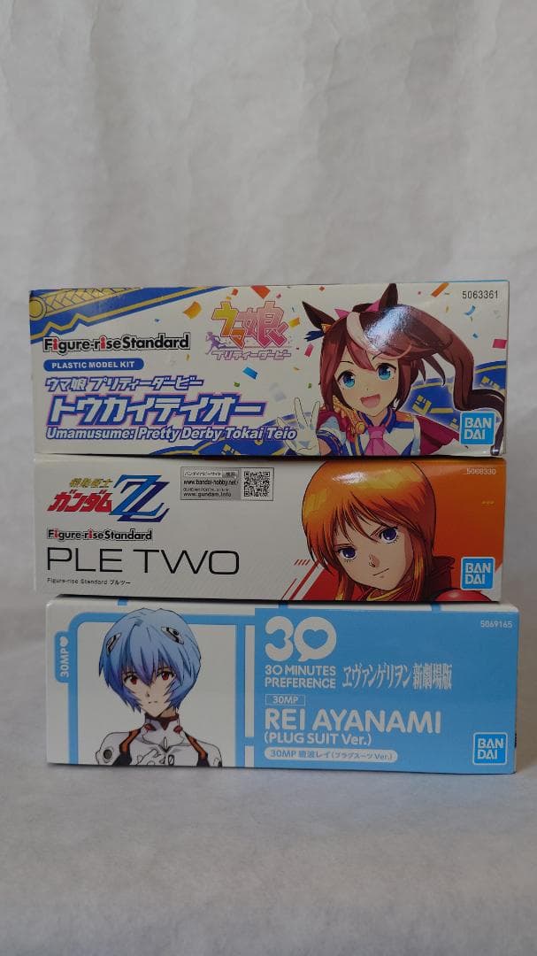 30MP 綾波レイ、Figure-rise プルツー、トウカイテイオー プラモ