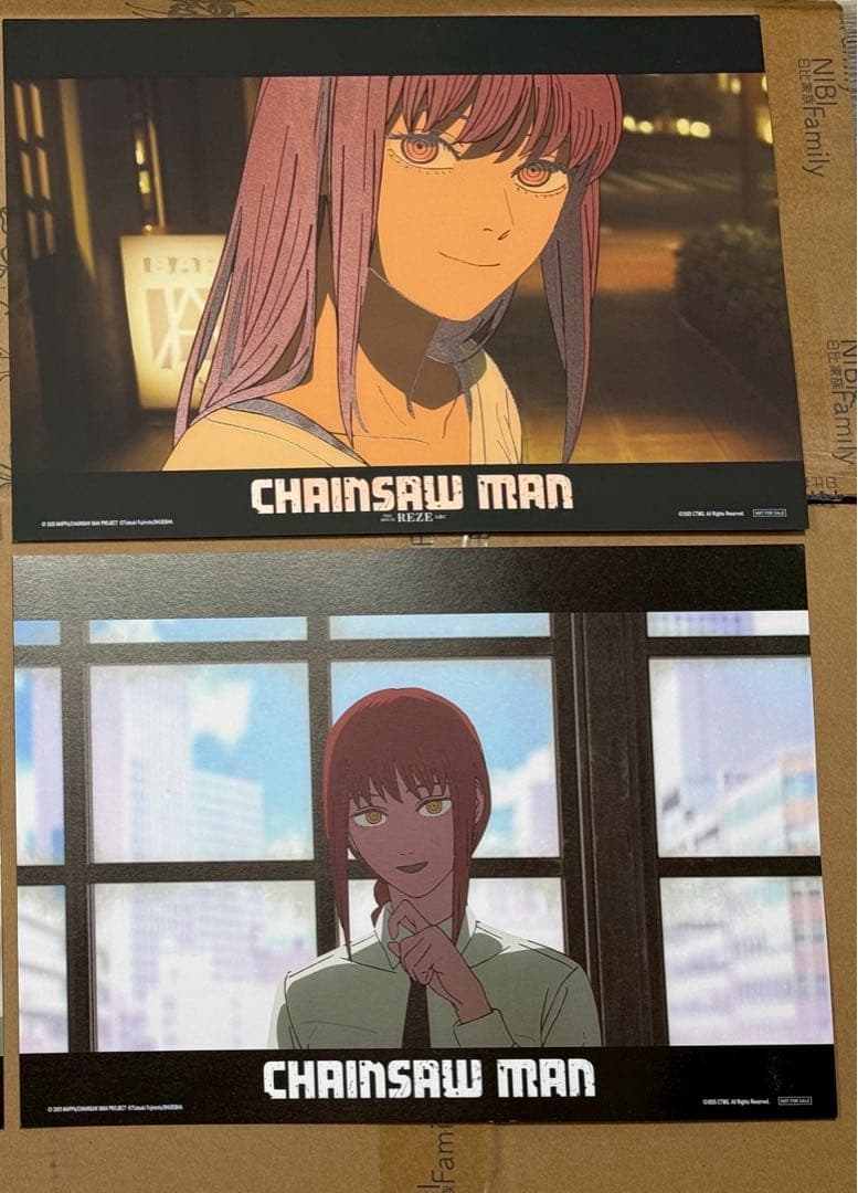 マキマセット 台湾限定 チェンソーマン レゼ編 特典 特殊加工ポスター