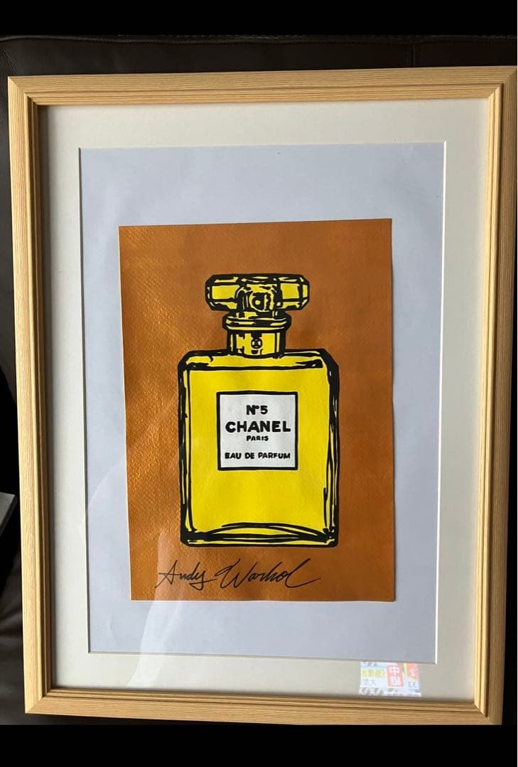 アンディウォーホル　水彩画　1  ブランドオマージュ