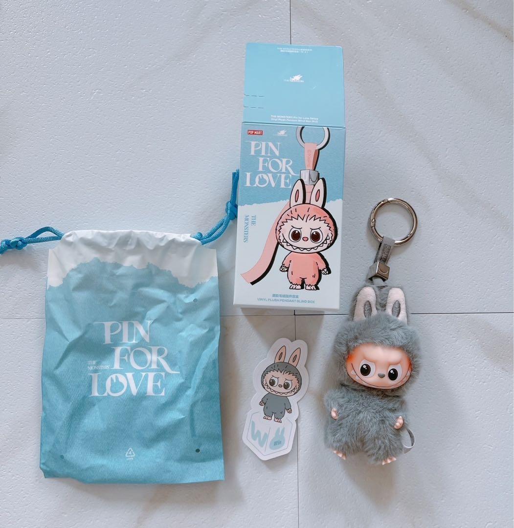 popmart pin for love labubu ラブブ W