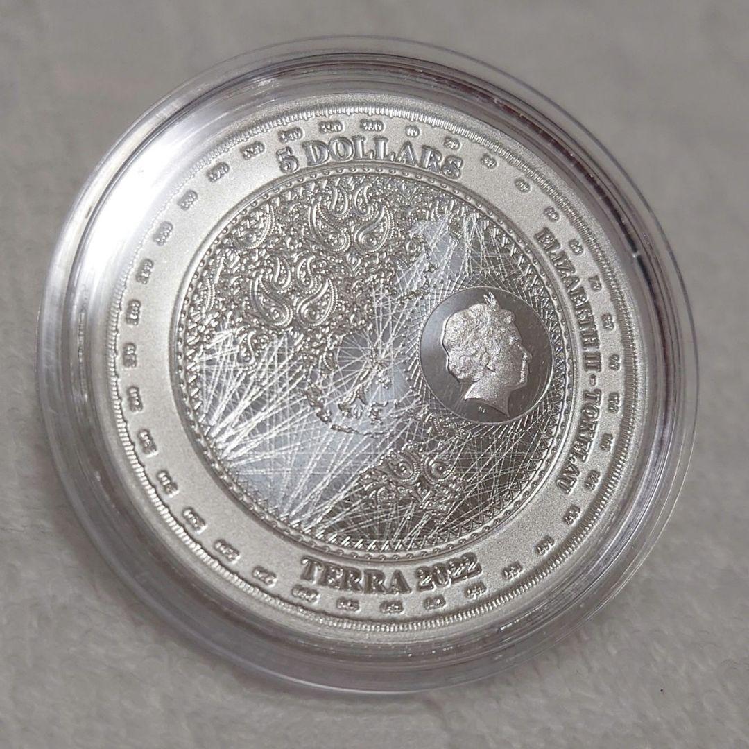 2022年 トケラウ　「地球　テラ」１オンス銀貨　　豪華おまけ付き