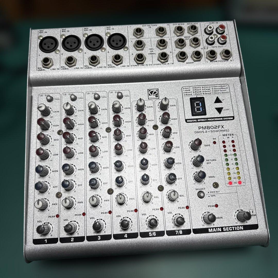 PM802FX パワードミキサー