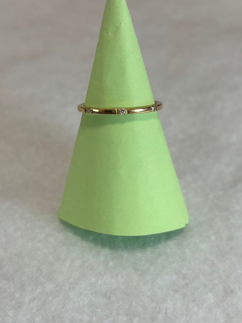 Gio Gio K18 ダイヤモンド　ゴールドリング