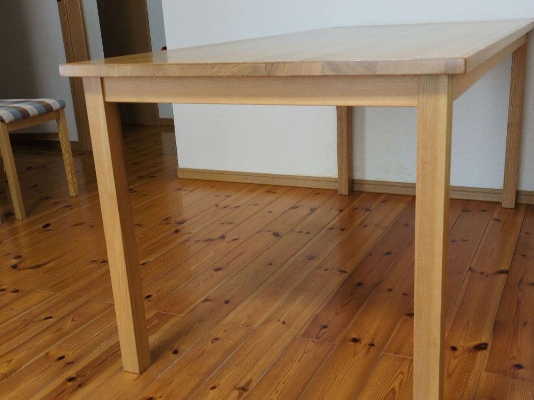 無印良品　木製ダイニングテーブル ナチュラルウッド
