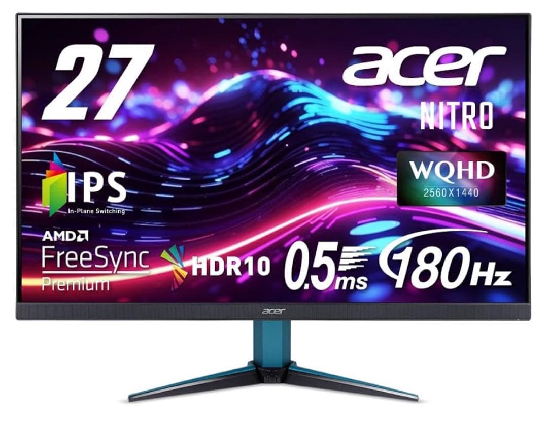 【新品未開封】Acer Nitro VG271U 27インチゲーミングモニター