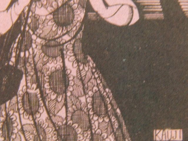 蕗谷虹児、【旅の画信　上海】、美人画、希少な画集より