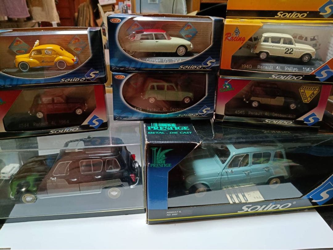 solido　ソリド　フランス車ミニカー（主にキャトル）8個セット